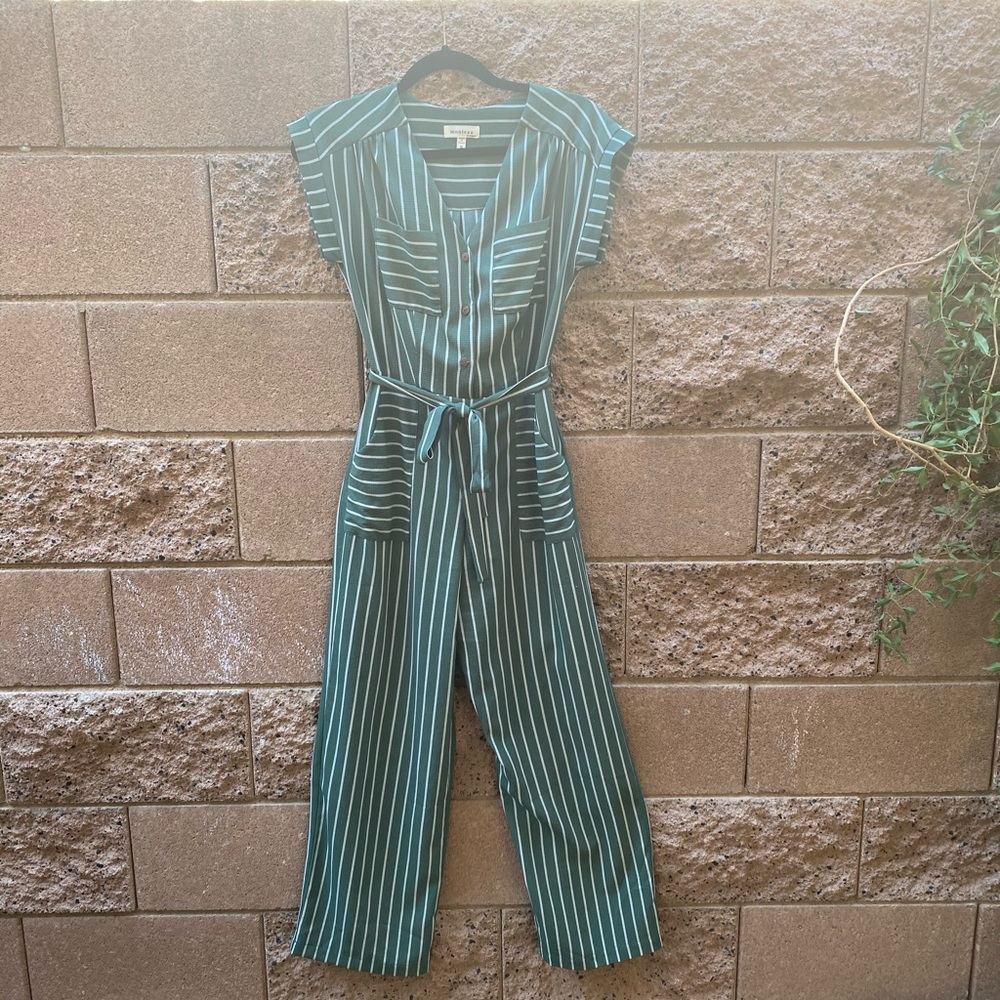 Striped Green Jumper